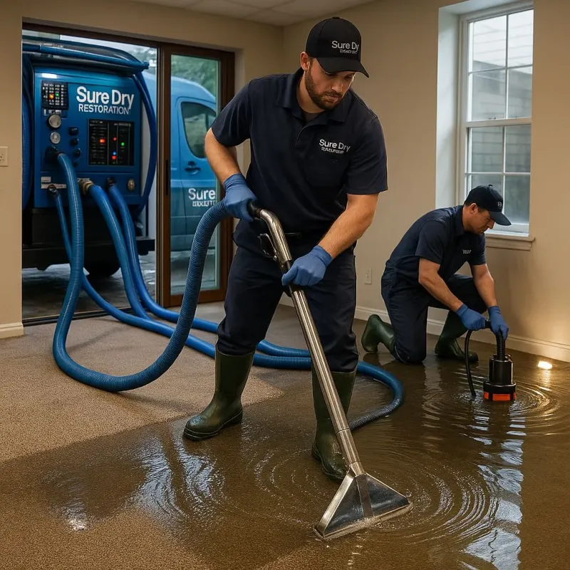 Water Extraction and Removal process in Northwest Harbor, NY